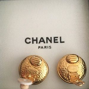 CHANEL Jewelry - Vintage 1995 CHANEL CC Logo & Crystal Earrings CHANEL Jewelry - Vintage 1995 CHANEL CC Logo & Crystal Earrings